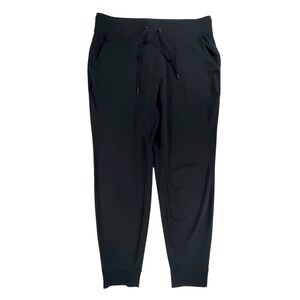 Yogalicious Joggers Womens Large Black Lightweight Stretch Athletic Pants Pocket